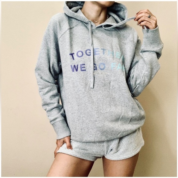 Spiritual Gangster X Peloton Hoodie Gray Together We Go Far size Medium - Picture 10 of 10